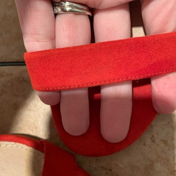 Next Heeled Sandals in Red UK Size 6.5/US 8.5 - Picture 8 of 11